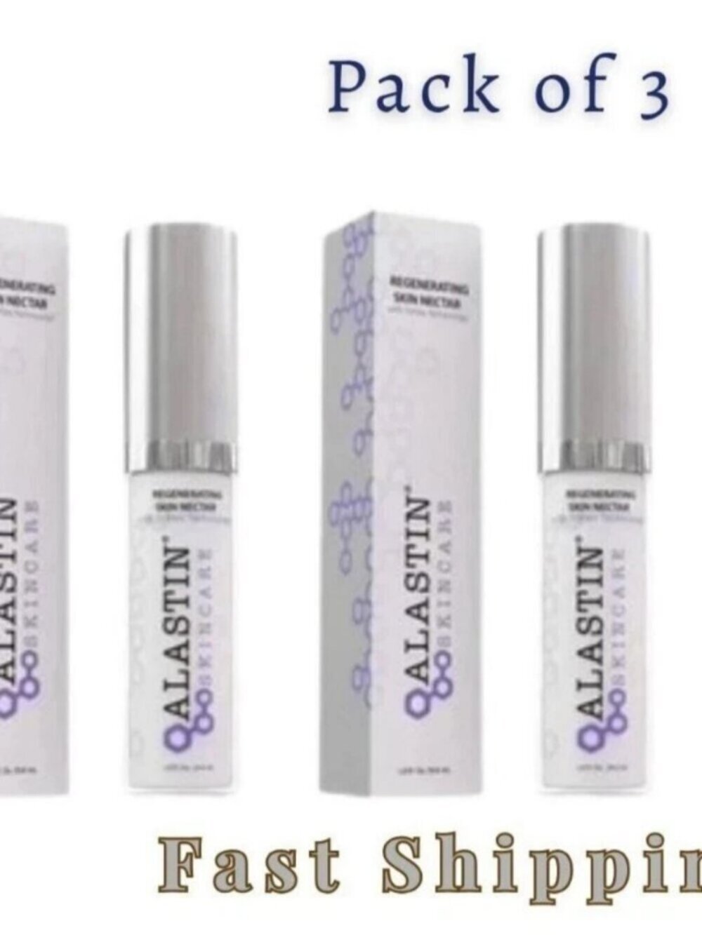 3 Pack Alastin Skincare Regenerating Skin Nectar ( 1 fl oz / 29.6 ml) NEW IN BOX
